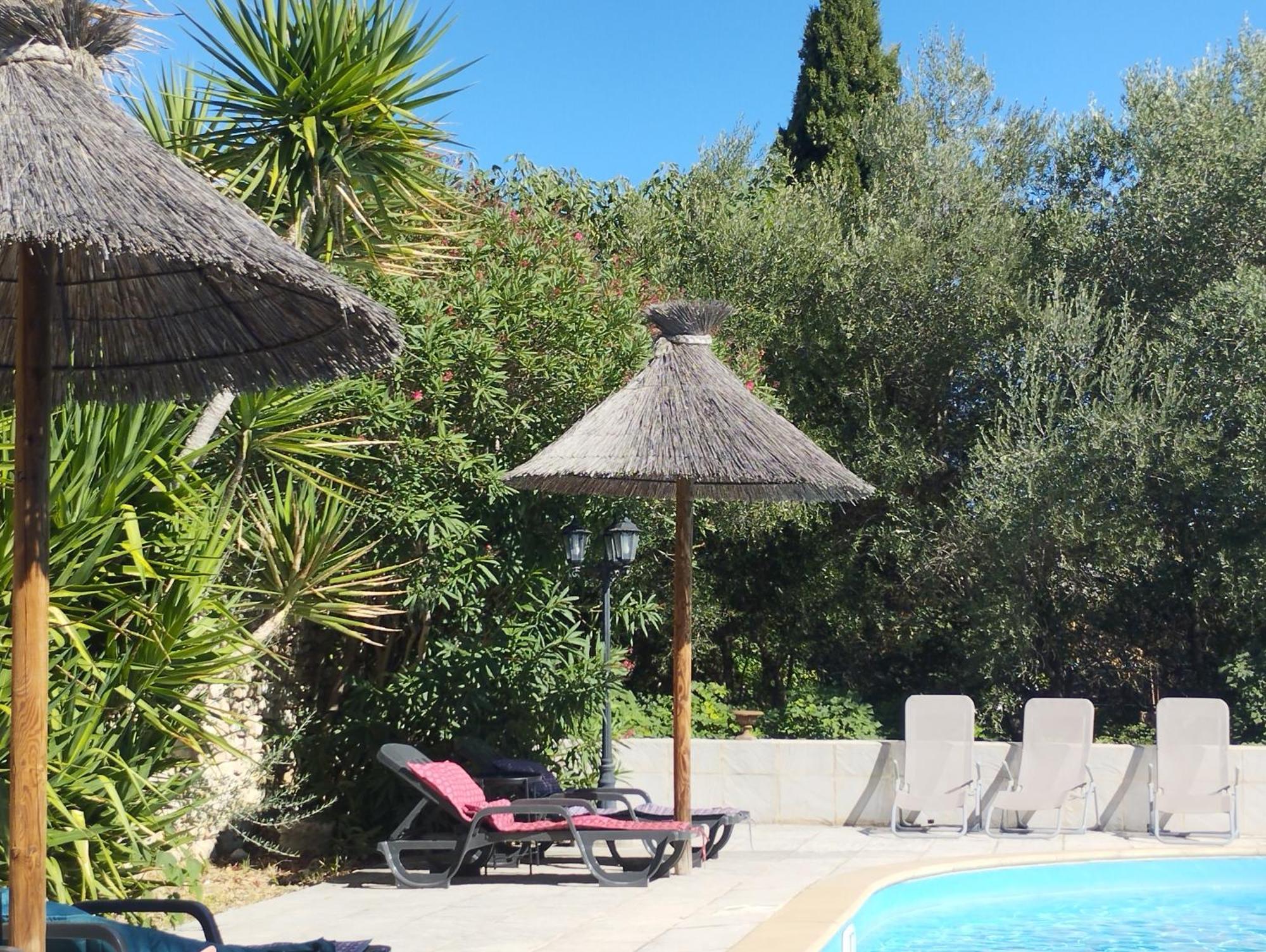 Logis Hotel Restaurant L'Esquielle Saint-Genies-de-Malgoires ภายนอก รูปภาพ
